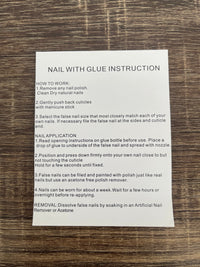 Faux-ongles Crystal (M)